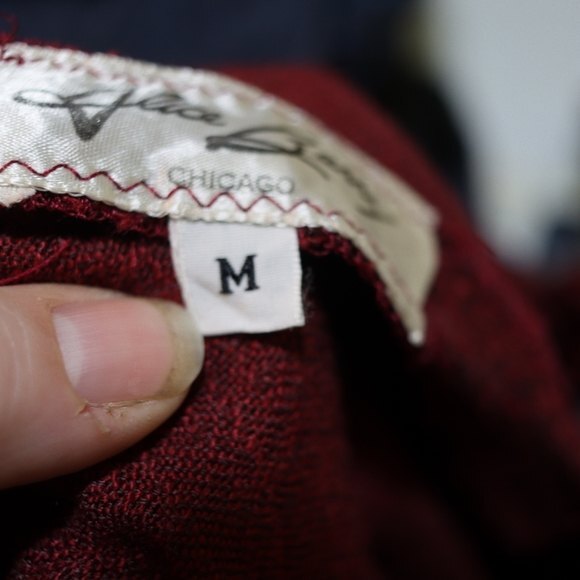 Alice Berry Vintage Red Oversize Doleman 80s Pant Suit Blazer Set Medium - Picture 16 of 16